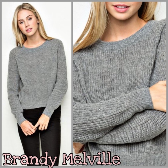 Brandy Melville Sweaters - Brandy Melville | Wool Crewneck Knit Sweater SZ OS